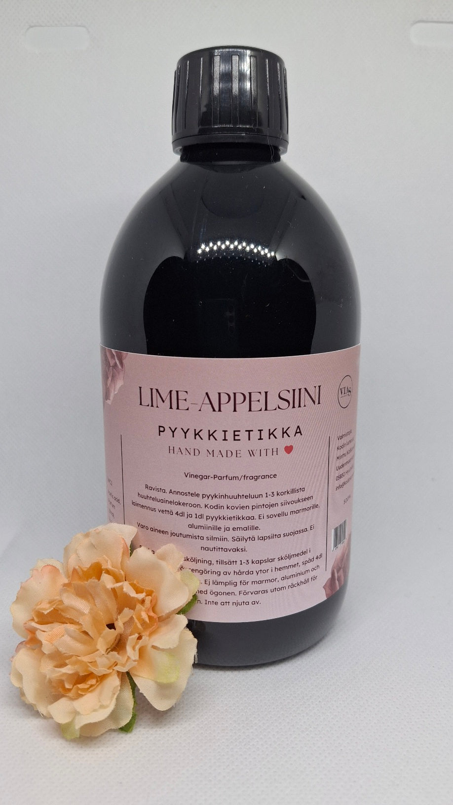 ViaS hurmaava pyykkietikka Lime-appelsiini 500ml